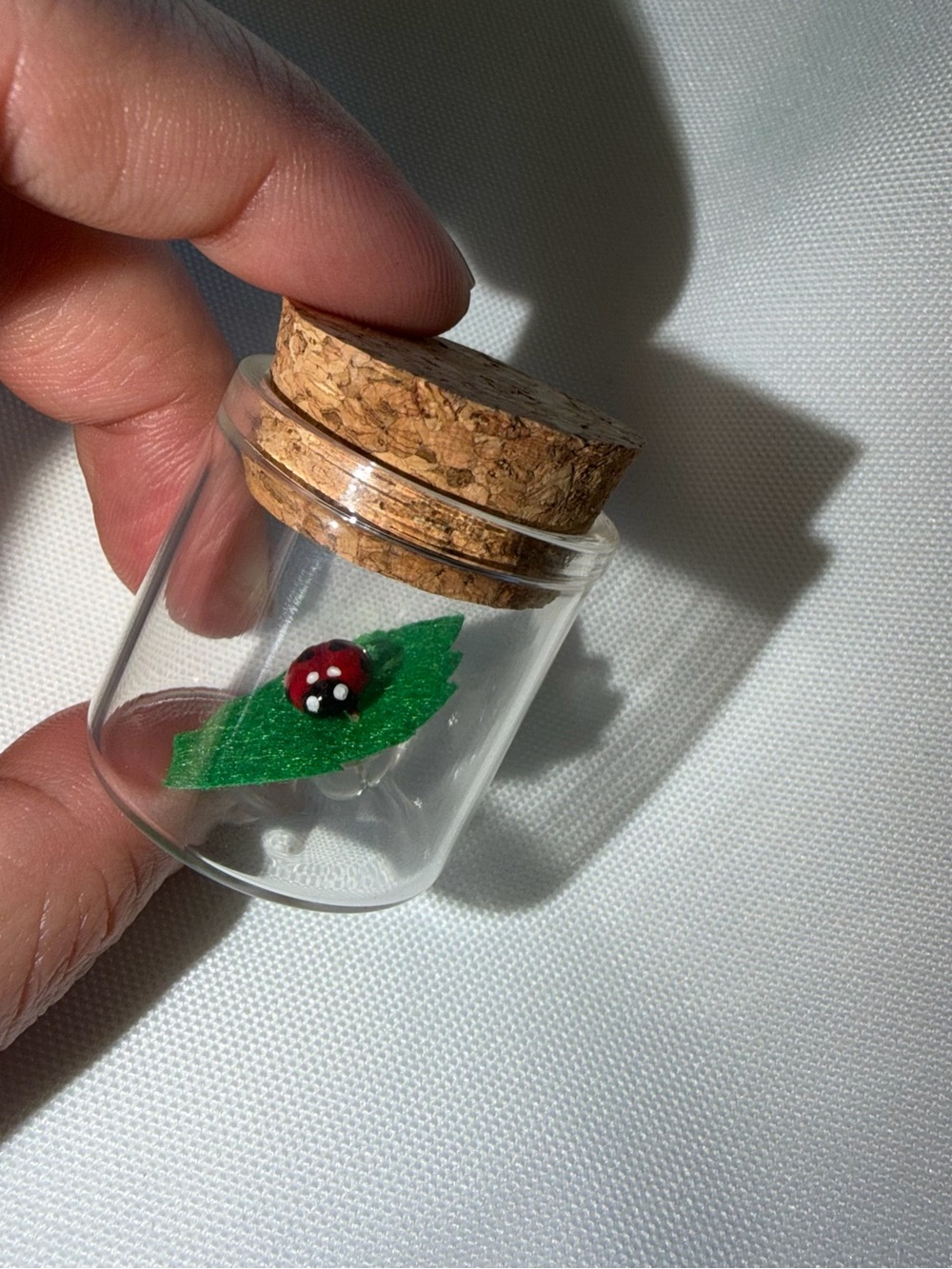 Mini Ladybug Pin Charm - handmade - Picture 2 of 7